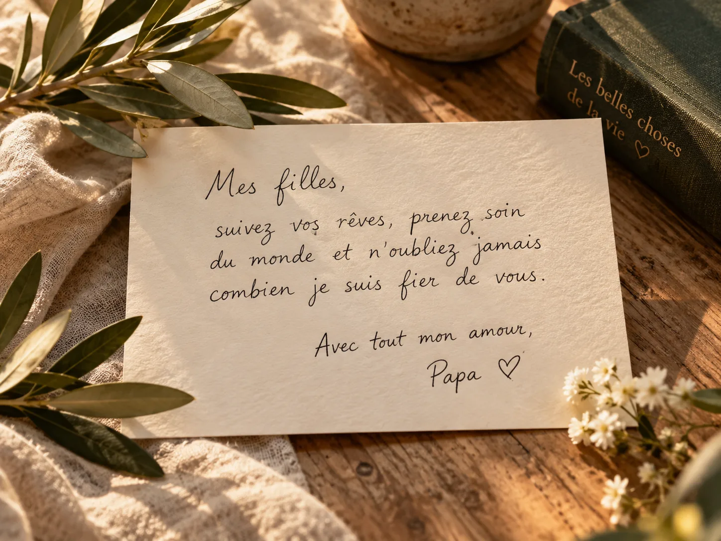 Petit mot de Papa au début de l’aventure Éclorya